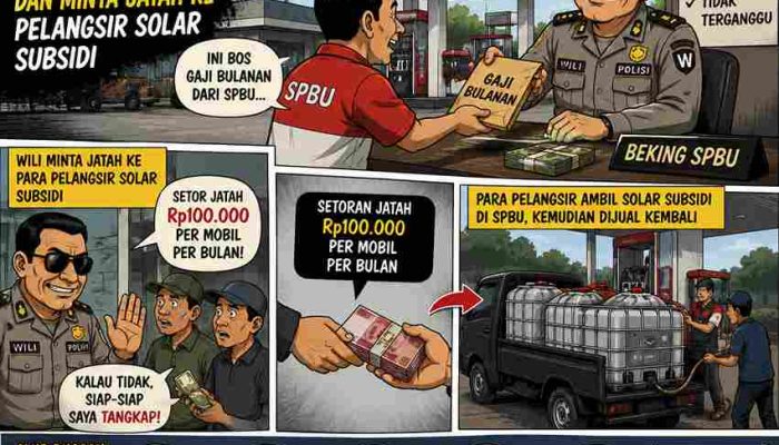 Dugaan Setoran Rp100 Ribu dari Pelangsir Solar Subsidi ke Oknum Polisi Mencuat, Polres Merangin Diminta Transparan