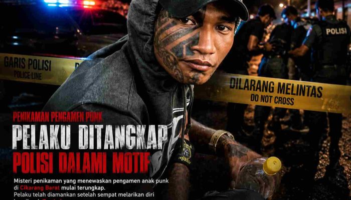 Pelaku Penikaman Pengamen Punk di Cikarang Ditangkap, Polisi Dalami Motif dan Dugaan Hilangnya Barang Korban