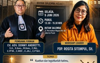 Ketua Umum Feradi Wpi Donny Andretti Kembali Layani Pelayanan Rohani Di Rutan Salemba