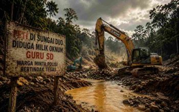 Diduga Oknum Guru SD Kendalikan PETI di Hutan Produksi Sungai Duo, Warga Desak Polisi Bertindak Tanpa Tebang Pilih