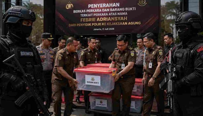 Berkas dan Barang Bukti Perkara Febrie Diserahkan ke Kejagung, Pengamanan Ketat Warnai Proses Pelimpahan
