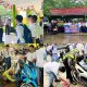SAT LANTAS POLRES MERANGIN AMANKAN 15 KNALPOT BRONG DI SMK NEGERI 1 MERANGIN