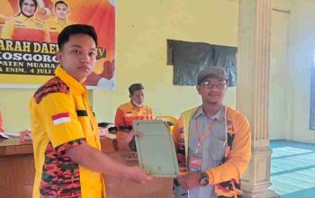 Barisan Muda Kosgoro 1957 Kabupaten Muara Enim Resmi Dinakhodai Bung Fitrah