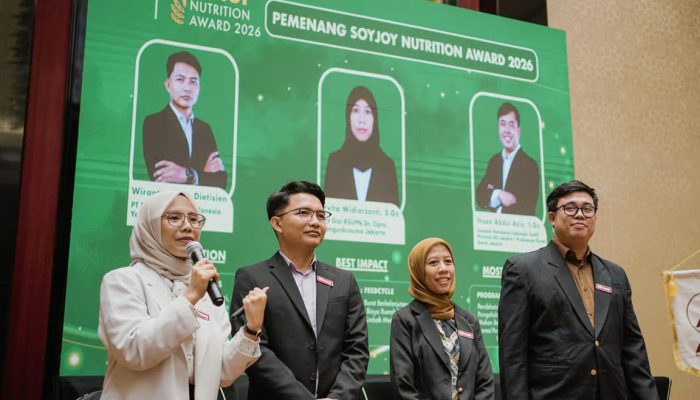 Pemenang SOYJOY Nutrition Award 2026 Berbagi Inovasi Gizi di Forum Temu Ilmiah Nasional II PERSAGI