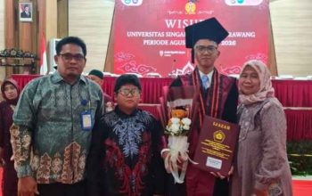Alhamdulillah, Wisnu S.H. Resmi Sandang Gelar Sarjana Hukum, Margo S.H., M.H.: “Selalu Teruntuk Anakku”