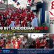 Semarak HUT RI ke-81, Ratusan Warga Sukamantri Padati Jalan Gang Mantri Cecep Ikuti Senam Bersama