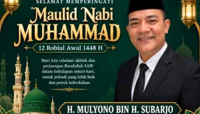 H. Mulyono Bin H. Subarjo: Momentum Maulid Nabi, Teguhkan Niat Mengabdi untuk Desa Sukaraya