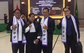 Sumpah Advokat 12 Aguatus 2026 di Pengadilan Tinggi Surabaya, diikuti peserta dari FERADI WPI