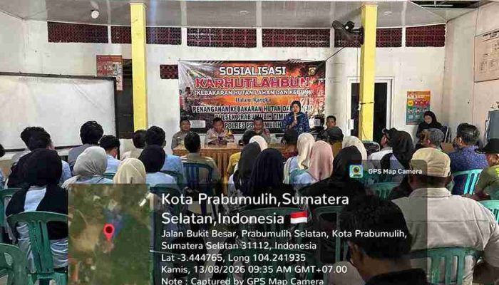 Edukasi Pencegahan Karhutla Bersama Polsek Prabumulih Timur dan Pengenalan Dunia Kampus