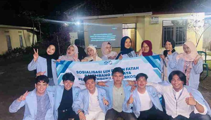 KKN Kelompok 21 UIN Raden Fatah Palembang Edukasi Masyarakat tentang Bahaya Narkotika dan Kenalkan Dunia Kampus