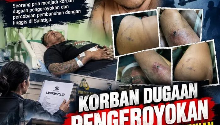 DIGEBUK LINGGIS DI PARKIRAN BENANG RAJA, M. SHOLEH TERKAPAR DI RSUD SALATIGA 