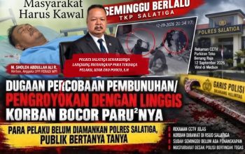 Masyarakat menanti Keberanian Polres Salatiga Bertindak, Korban dugaan Pengroyokan dgn Linggis 12/09/2026 mengalami Kebocoran Paru Paru