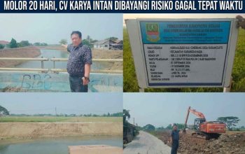 HEBOH! PROYEK NORMALISASI KALI CIHERANG Rp14,2 MILIAR DIDUGA MOLor 20 HARI, CV KARYA INTAN DIBAYANGI RISIKO GAGAL TEPAT WAKTU