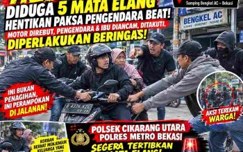HEBOH! Diduga “Mata Elang” Pepet Pengendara Roda Dua di Cikarang, Motor Berujung Diambil — Polsek Cikarang Utara Diminta Bertindak