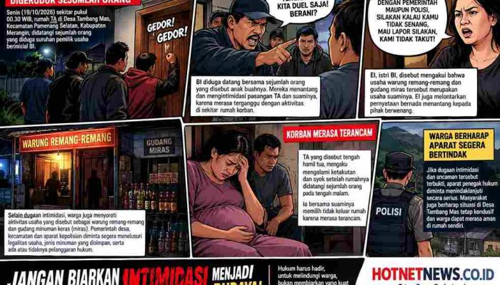 MERANGIN MEMANAS! IBU HAMIL TUA MENGAKU DIINTIMIDASI TENGAH MALAM, DUGAAN USAHA WARUNG REMANG-REMANG DAN GUDANG MIRAS DISOROT