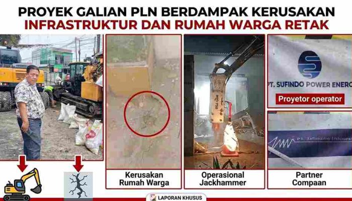 Galian Kabel PLN di Jatireja Diduga Picu Rumah Retak, Jalan Rusak—Siapa Bertanggung Jawab?